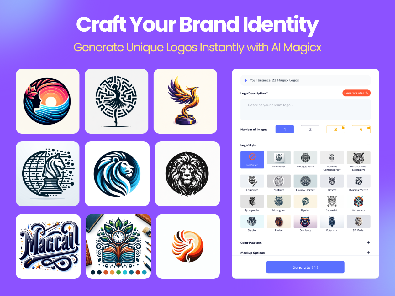 screenshot of AI Magicx